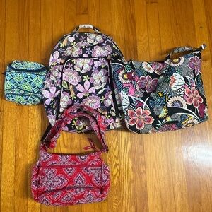 Vera Bradley bundle Floral and Paisley Women's Bag Collection